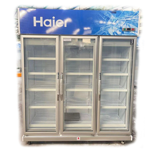 Hochwertige anzeige kühlschrank-glastür transparent goldener aluminiumrahmen getränke kühlschrank-glastür - Product Image 1