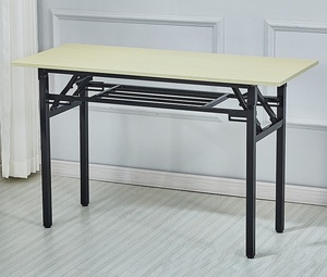 Bureau pliant réglable avec surface en bois, <span class=keywords><strong>simple</strong></span>, pour chambre, ordinateur, jeux ou salle à manger - Product Image 6