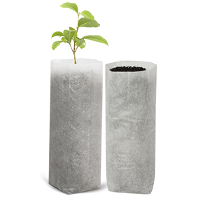 Vendita Calda: Sacchetti Biodegradabili Traspiranti Ecologici 10cmx30cm 12x40cm Quadrati per Piantine, Fiori, Semi di Verdure Senza Trapianto - Product Image 1