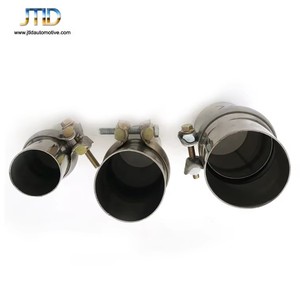 Collier de serrage en <span class=keywords><strong>V</strong></span> haute performance JTLD pour échappement de <span class=keywords><strong>v</strong></span>éhicule BMW, en acier inoxydable 304, 51 mm (2 pouces), serrage réglable - Product Image 3