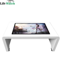 Mesa Táctil Interactiva de 32 Pulgadas, Mesa de Centro Inteligente con Android para Juegos, Pantalla Digital Multitáctil para Educación Infantil