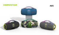 Bocina Hopestar A85 de 400W de Alta Calidad, Subwoofer Inalámbrico Portátil RGB, Altavoz Impermeable para Exteriores para Fiestas y Computadoras