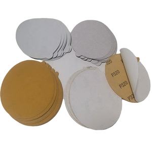 Hai <span class=keywords><strong>Yanda</strong></span> Disco de Lijado/Desbaste de Alto Rendimiento con Adhesivo, Arena Amarilla, 6/8 Pulgadas, Grano 120/1200 para Madera - Product Image 1