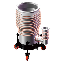 Pompe à diffusion d'huile à haute pression sous vide KT-400 pour machine de revêtement sous vide industrielle avec une vitesse de pompage élevée