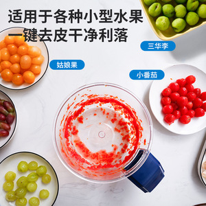 Grape Peeling Machine Electric Automatic Blue Multifunctional Fruit Processing Plant Use - Product Image 3