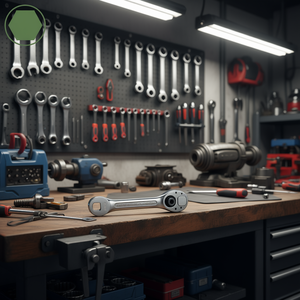 Llave de Impacto Fervi Serie Normal, Accionamiento de 1/2 Pulgada, Herramienta Mecánica de Alta Resistencia - Product Image 3