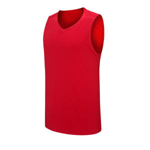 Haut de musculation léger côtelé Vêtements de sport pour hommes Chemises sans manches - Product Image 3