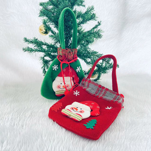 Petits cadeaux décoratifs de Noël, sacs cadeaux, boîtes d'emballage pour pommes de la veille de Noël, sacs à main, pots à bonbons, sacs à fruits de Noël - Product Image 2