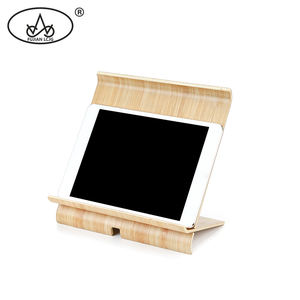 Support de tablette universel en bois de saule réglable personnalisé de haute qualité support de téléphone de Type debout - Product Image 2
