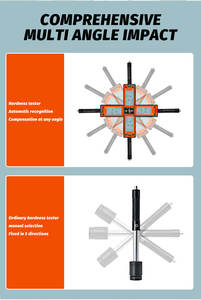 Metal alaşımları için yüksek hassasiyetli manuel dijital kalem tipi LEB Rockwell sertlik test cihazı - Product Image 4