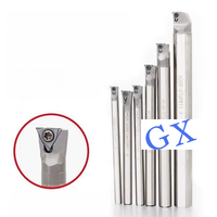 Porte-outil de tournage interne CNC H08K-STUPR09/H12M--STUPR09/H10K-STUPR11/H14N--STUPR11 en acier pour coupe haute vitesse HRC55