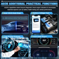 Actualización gratuita de por vida XTOOL AD20 Advancer OBD2 lector de código escáner herramientas de diagnóstico de motor de coche herramienta de escáner de Control de aplicación Android