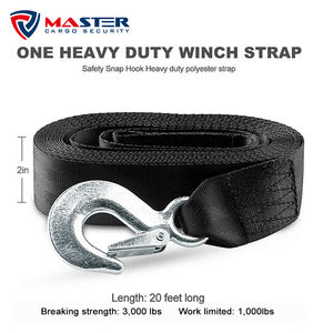 Di traino Cinghie con Gancio e Anello di Fine per Rimorchio della Barca Wave Runner Pesca <span class=keywords><strong>Jet</strong></span> <span class=keywords><strong>Ski</strong></span> Heavy Duty marine Verricello Cinghia di ricambio - Product Image 2