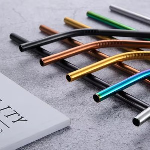 Cấp thực phẩm chất lượng cao sinh thái thân thiện rơm biểu tượng tùy chỉnh uống ống hút trong số lượng lớn - Product Image 2