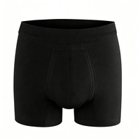 Boxers d'incontinence pour hommes 100ML avec étiquette personnalisée, 4 couches de coton, taille mi-haute, élastique invisible, respirants, tricotés, pour usage quotidien