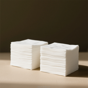 Serviettes en Papier Blanches Personnalisables 2 ou 3 Plis avec Logo – Dîner et Cocktail pour Mariage - Product Image 2