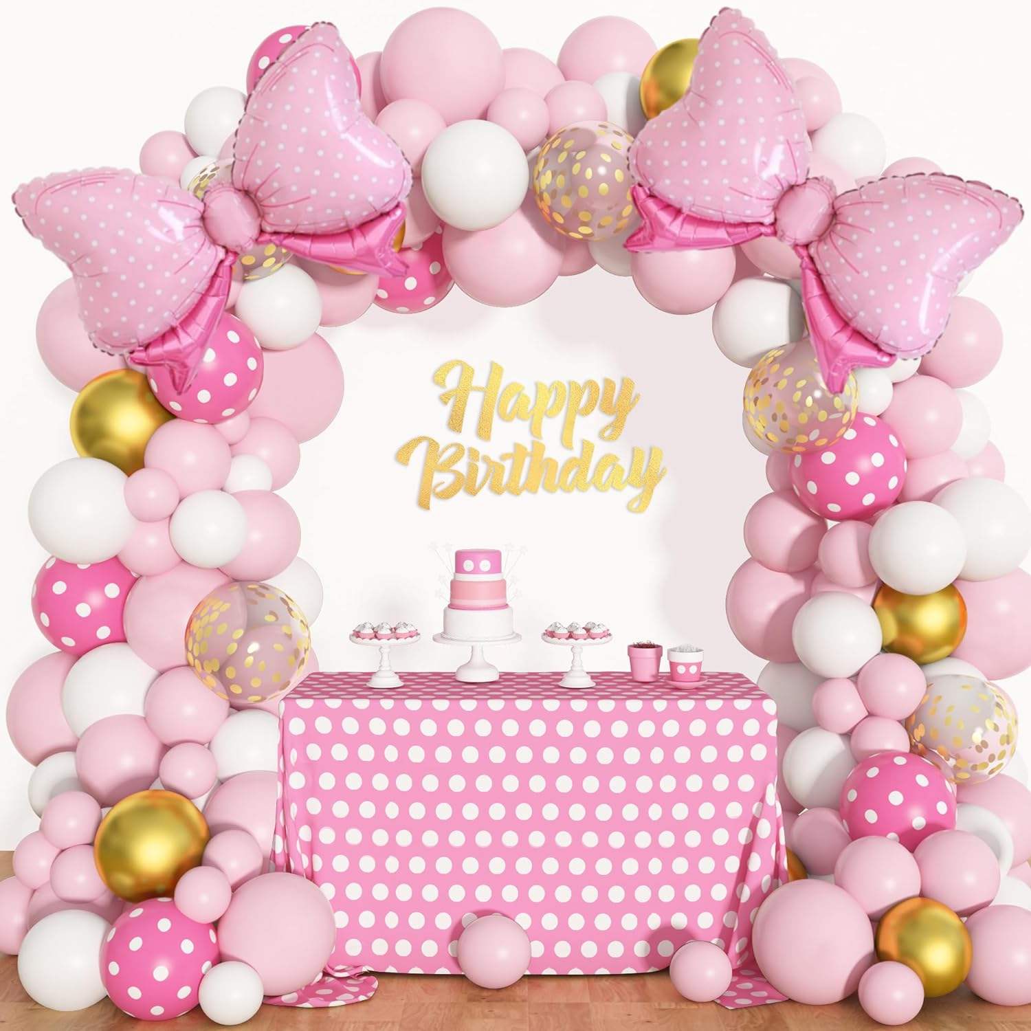 Happy Birthday Minnie Mouse Baby Shower Decorations Party City