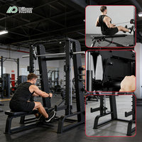 Machine de musculation polyvalente multi-usages 3 en 1, Smith Machine pour l'entraînement de tout le corps