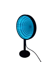 Lampes à tunnel infini, lumière sensorielle 3D, miroir infini, lumière intelligente RGB LED, décoration de bureau, lampe de nuit pour la maison