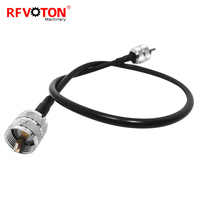 Factory 50 Ohm Coax Cable with UHF PL259 to PL-259 Connector for CB Radio Antenna Analyzer Dummy Load SWR Meter & Ham Radio