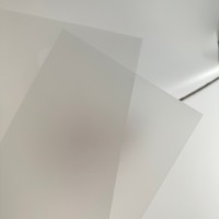 Láminas de Película de PC Mate de Bajo MOQ para Venta al por Mayor, Precio Competitivo de Fábrica, Rollo de Policarbonato Antideslumbrante Listo para Enviar para Pequeñas y Medianas Empresas