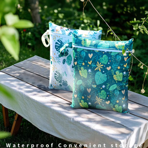 Elinfant, trajes de baño impermeables para niños, bolsas de natación separadas en seco y húmedo, bolsa de pañales de precio competitivo, bolsas húmedas de almacenamiento de 36*26CM - Product Image 2