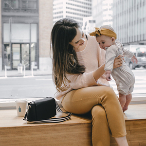 Kit à langer en cuir Pu marron sac de pochette de lingettes humides unique de luxe pour les femmes nouveau produit fournisseur d'or sac à couches en PU - Product Image 5