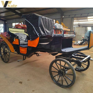 Voiture de tourisme électrique à traction équine spéciale, modèle ouvert de type calèche européenne - Product Image 2