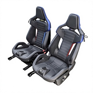 เบาะนั่งหนังสีดำน้ำเงินแบบ Recaro รุ่น M2-M8 สำหรับรถ G80 ที่ได้รับการปรับแต่ง - Product Image 1