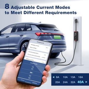 Chargeur <span class=keywords><strong>EV</strong></span> portable de niveau 2 (40A,240V) avec câble de 25 pieds et prise NEMA 14-50 Compatible avec tous les véhicules électriques J1772 - Product Image 6