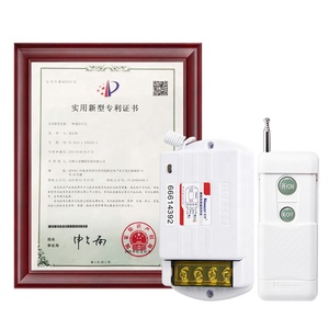 220V 30A relé mando a distancia receptor blanco 433 MHz y transmisor de interruptor de Control remoto <span class=keywords><strong>RF</strong></span> inalámbrico - Product Image 4