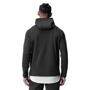 Customized Eco-friendly Quick-Drying Men's Fitness Sports Zip-up <b>Gym</b> <b>Hoodie</b> Wear Plus Size Jacket Printed Embroidered <b>for</b> Spring - Product Image 5