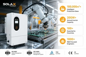 Inversor Híbrido de Bajo Voltaje <span class=keywords><strong>SolaX</strong></span> <span class=keywords><strong>X1</strong></span>-Lite-LV 8kW 10kW 12kW para Sistema de Almacenamiento de Energía Doméstica, Inversor Híbrido Solar - Product Image 4