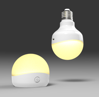 Lampes de table LED rechargeables multifonctionnelles, lot de 2, ampoule d'urgence