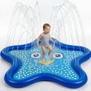 Aspersor con Forma de Estrella de Mar de 60 Pulgadas, 3 en 1, para Niños Pequeños, Juegos Acuáticos de Verano en el Patio Trasero - Product Image 2