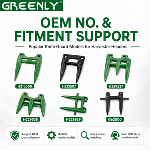 Protection de couteau pour moissonneuse-batteuse à dents doubles et triples, pièces de rechange pour machines <span class=keywords><strong>agricoles</strong></span> - Product Image 3