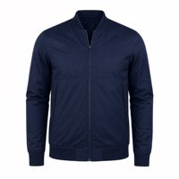 Blouson bomber robuste bleu marine pour homme, coupe-vent technique, veste universitaire, vêtement d'extérieur urbain pour la randonnée OEM OTD