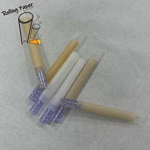 Nouveau rouleau de papier à fumer en verre spiralé de 10 mm, personnalisé 109 mm x 98 mm avec embout spiralé violet, tube droit pour fumer, cône - Product Image 5
