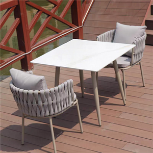 समायोज्य आधुनिक रतन रस्सी कुर्सी पोर्टेबल यूरोपीयन शैली वाटरप्रूफ विश्राम सीट - Product Image 3