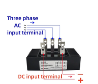 Module redresseur à pont triphasé SQL100A 1200V, SQL80A 1000V, SQL150A 1600V, SQL60A, SQL40A, 60A, 80A, 100A, 1200V AC-DC