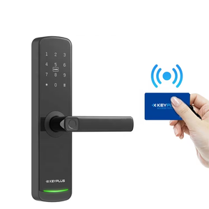 Keyplus创新价格优惠智能锁指纹门与Alexa连接，适用于前门，Tt锁数字智能锁 - Product Image 1