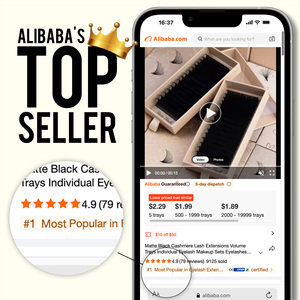 Ciglia Individuali in Seta Comelylashes, Ciglia 3D Naturali Lunghe e Voluminose, Ciglia in Seta con Etichetta Privata, <span class=keywords><strong>Volume</strong></span> Completo - Product Image 2