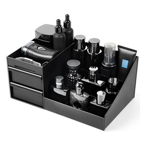 पुरुषों के लिए आधुनिक प्लास्टिक कोलोन आयोजक बाथरूम वानिटीज भंडारण बाथरूम के लिए आयोजकों के लिए - Product Image 1