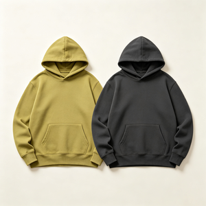Sweat-shirt à capuche pour homme, personnalisable, de haute qualité, acceptant les logos sur commande pour les commandes en gros. - Product Image 1