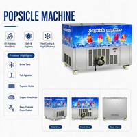 Machine à glaces commerciale, compresseur puissant 2HP, 1650W, grande capacité, machine à glaces en acier inoxydable, modèle CY160-4