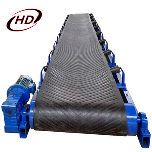 Hongda en iyi fiyat tuğla hazne ile hız eğimli kauçuk bant konveyör ayarlamak - Product Image 5