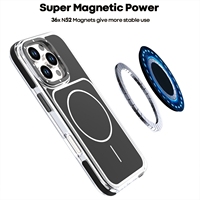 Coque de téléphone magnétique robuste pour iPhone 16 Pro, double couche, antichoc, protection intégrale, robuste, protection intégrale du corps