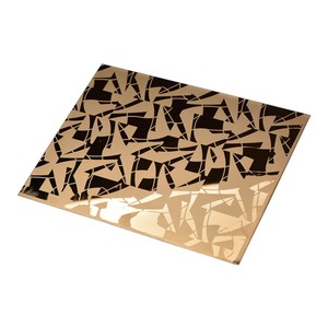 Panel de Acero Inoxidable de la Serie 200, Revestimiento Arquitectónico ISO, Acabado Cepillado con Efecto de Ondas de Agua Decorativas, Precisión 201 202, Gran Venta - Product Image 4