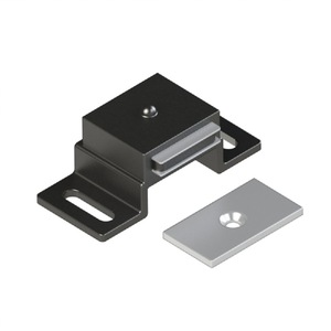 Loquet de porte magnétique en acier inoxydable, design moderne et minimaliste, pour quincaillerie de porte, numéro de pièce 1102 - Product Image 1