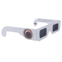 Verres d'éclipse solaire certifiés ISO Verres en papier de visualisation d'éclipse solaire de conception personnalisée